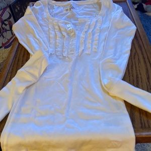 Jr  x-small white Aeropostale white stretch top